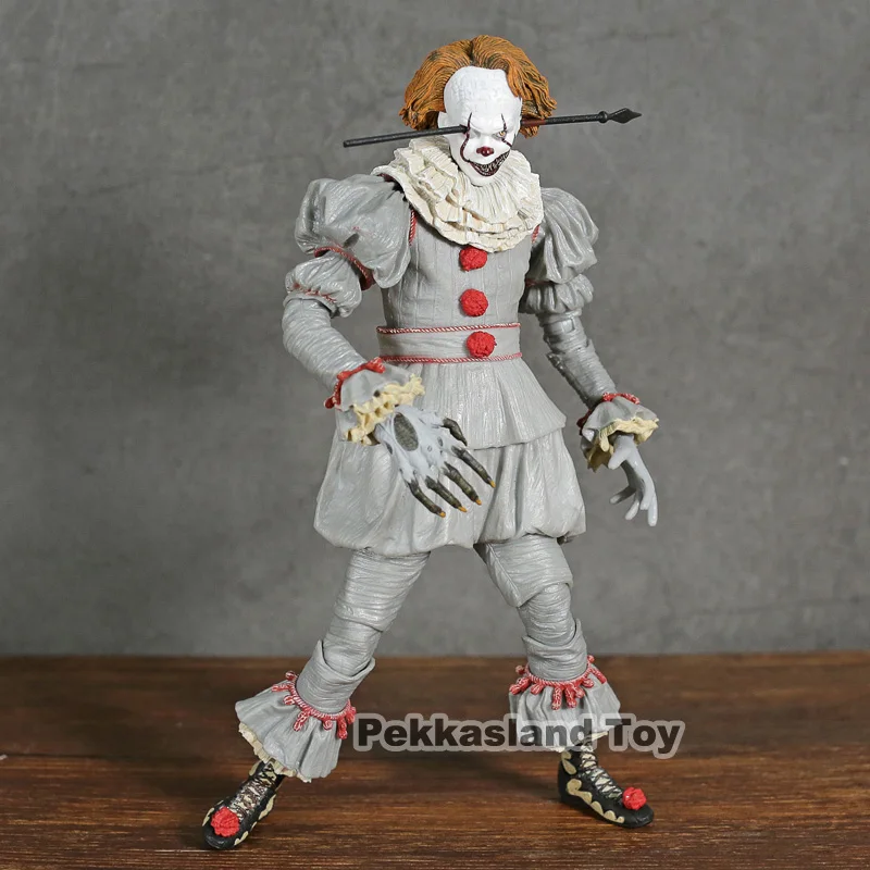

Anime Movie Neca Stephen King's IT Pennywise Horror Joker Clown PVC Action Figure Toys Dolls for Halloween