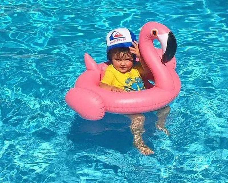 Летний детский розовый Фламинго сиденье лодка надувной Лебедь Надувные изделия для плавания игровой бассейн игрушки Чистая сумка надувной круг