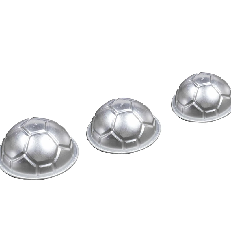 

1Pcs Soccer Ball 3D Sports Football Birthday Cake Pan Tin Mold Mould Aluminium