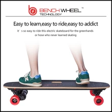 2016 hot sale BENCHWHEEL high quality adultor cheap hoverboard controlled dual-motor drive electric skateboard