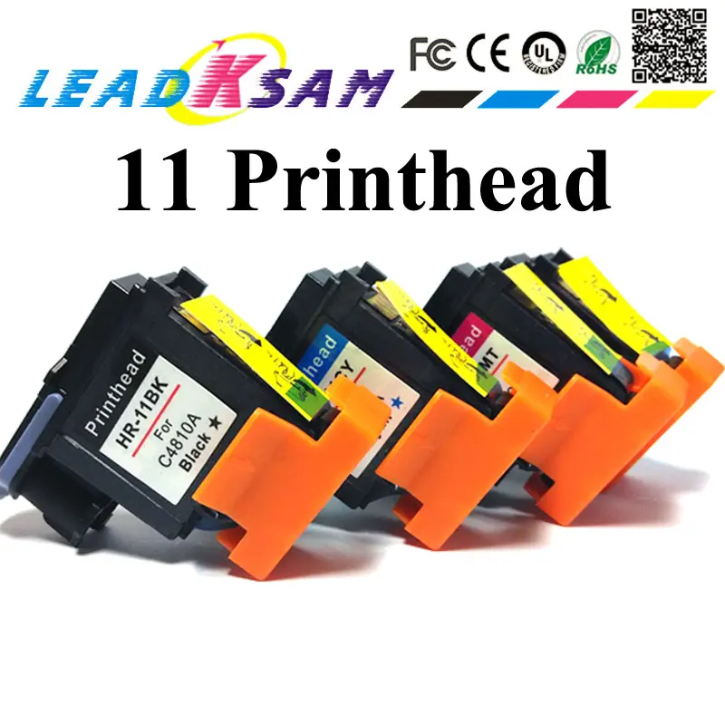 LKS C4810A C4811A C4812A C4813A compatible for hp 11 printhead hp11 Designjet 70 100 110 111 120 500 510 1100 Printheads Printer |
