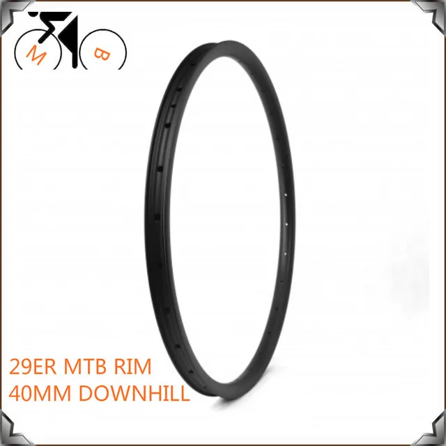 Best price at $223 Cheap Widest 40MM 29ER Hookless Rim for Mountain Bike Ruedas Carbono Carretera MTB Carbon Rims 32mm depth Downhill Mountain Bike wheel