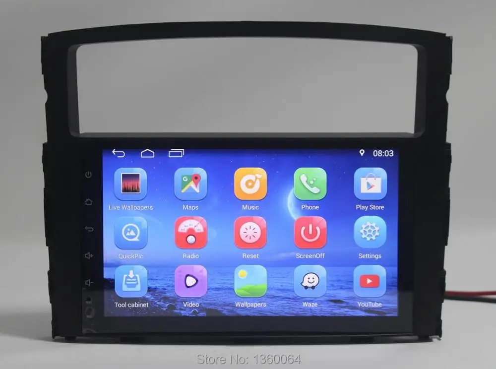Excellent 2G RAM+16G ROM  9 inch Android 8.1 car dvd player for Mitsubishi Pajero car radio stereo gps navigation  Multimedia player 9