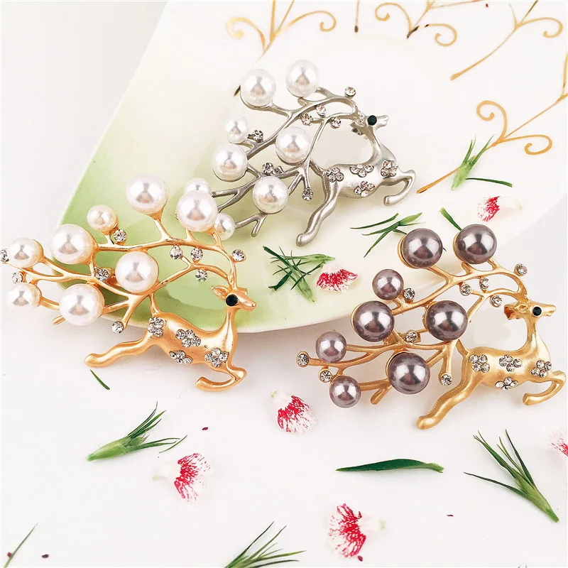 

6pcs/lot Christmas deer napkin rings Silver / Gold Alloy napkin buckle napkin buckle hotel wedding party table decoration