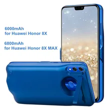 Ультра тонкий внешний аккумулятор 6000/6800 мА/ч для huawei Honor 8X, портативное зарядное устройство для Honor 8X MAX, внешний аккумулятор