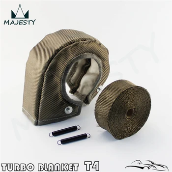 

T4 BASALT TURBO TURBINE HEAT-WRAP BLANKET +30FT Downpipe Header Wrap Tape T 4