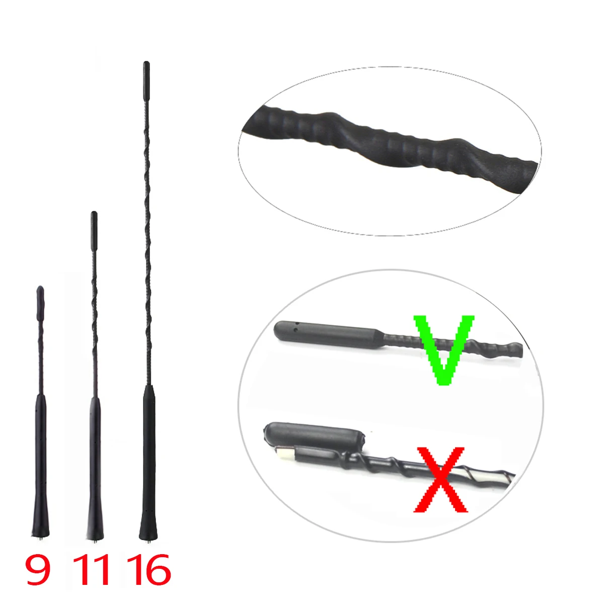 Радиоприемник на крышу автомобиля грузовика FM антенна воздушный усилитель