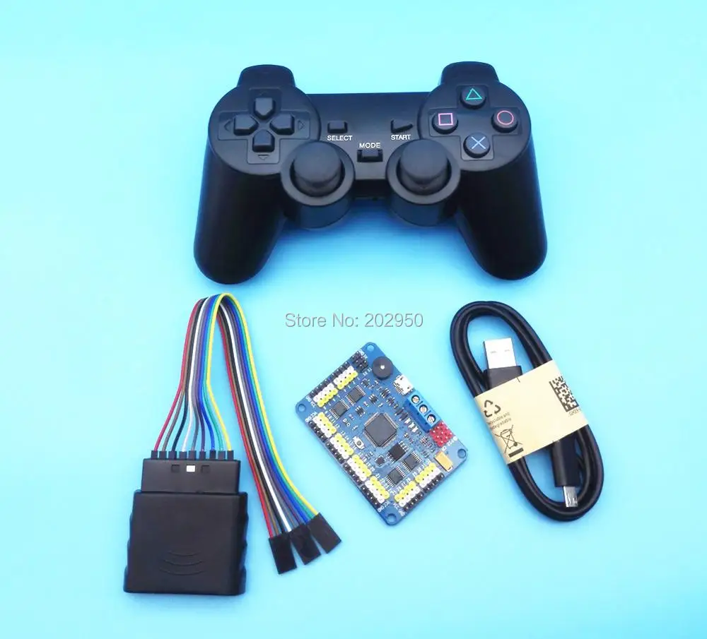 

1piece 32 Channel Robot Servo Control Board Servo Motor Controller PS2 Wireless Control USB/UART Connection Mode