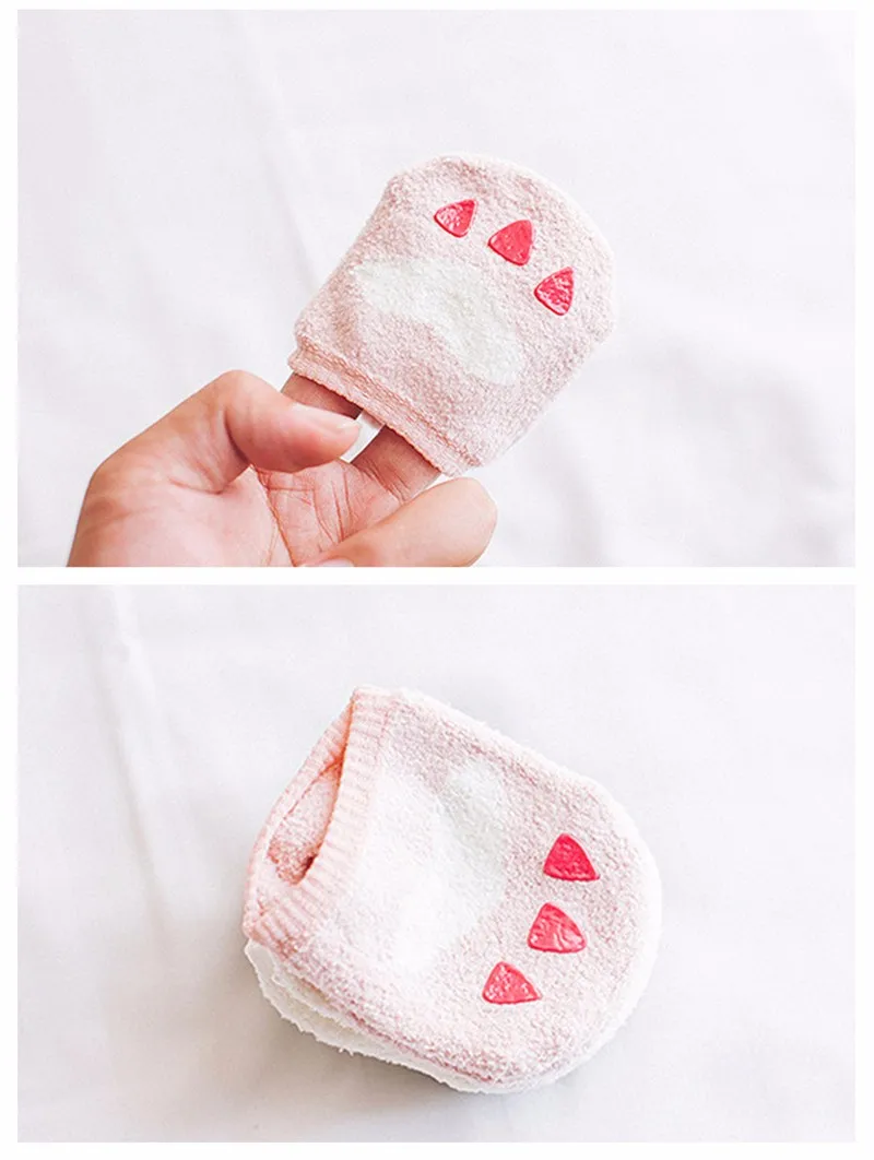 Warm Baby Girls Socks Coral Cashmere Floor Sock Autumn Winter Newborn Socks Cartoon Boys Photography Props Toddler Accessories (11)