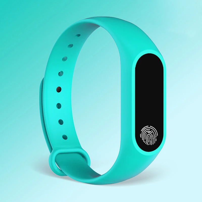 Спортивный Браслет, умные часы для женщин и мужчин, для Android, IOS, умные часы, фитнес-трекер, электроника, умные часы, ремешок, Смарт-часы - Цвет: mint green