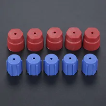 10Pcs Car A/C System Charging Port Service Cap R134a High Low Side Valve Adapter Dust Cap Red Blue a new internet service provider billing system