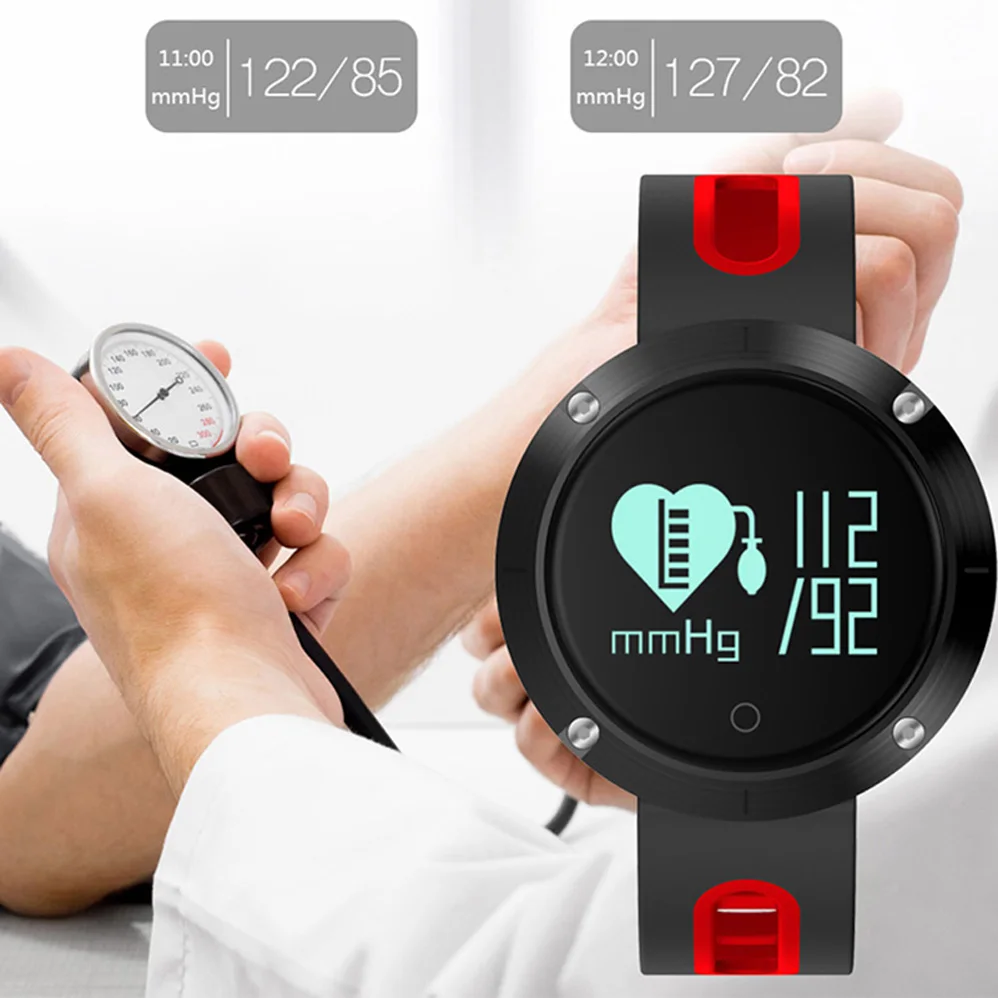 ColMi DM58 Bluetooth Sports Wristband Heart Rate Smart Watch Blood Pressure Monitor IP68 Waterproof For Android and IOS Phone