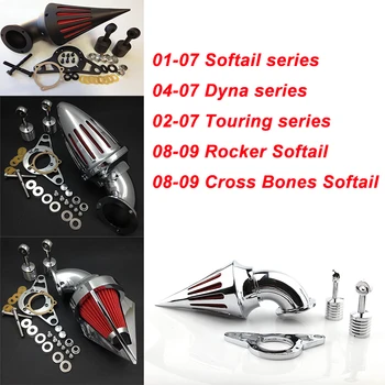 

For Harley Softail Dyna Touring Street Glide Road Glide Electra Glide Motorcycle Air Cleaner Kit Intake Filter Black Chrome