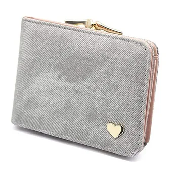 

Coin Purse Denim black Floding fashion Women Fashion Short Style Student Card Wallet Multi-function Folding Coin Purse bag
