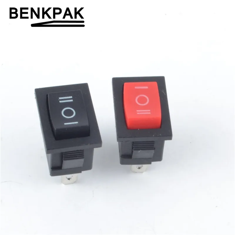 

5pcs 3 position rocker switch 3 pins on off on snap switch