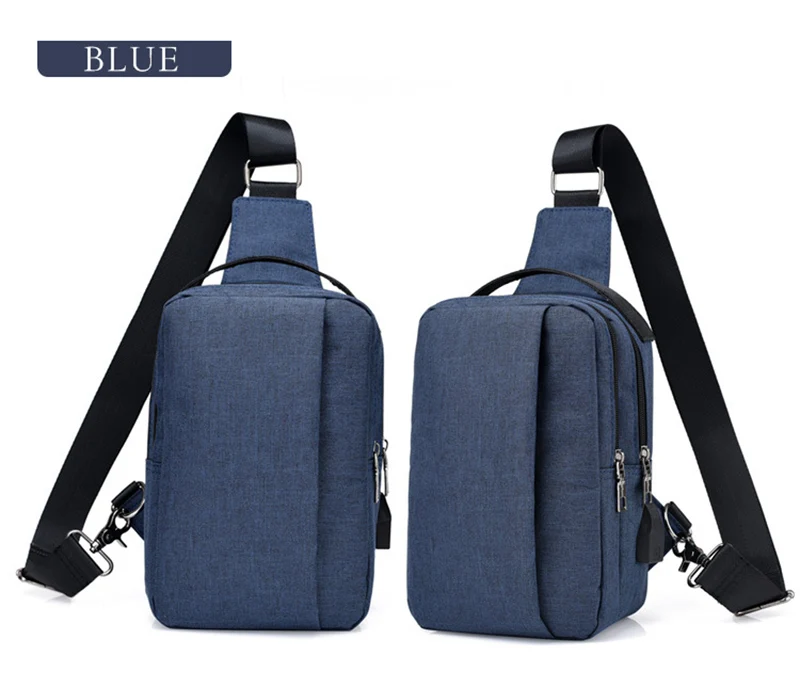 Men Women Backpack Anti Theft Teenager Canvas Chest Bag Large Casual USB Rechargeable Boy Single Shoulder Sac A Dos Homme BP0223 (23)