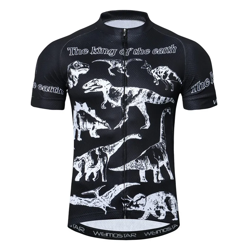 dinosaur Cycling Jersey Men Team Racing Cycling Clothing Maillot