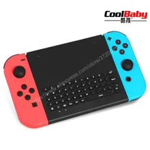 DHL 10pcs/lot 2.4G Wireless Game Keyboard for Switch host Wireless Keyboard for N Switch NS Console