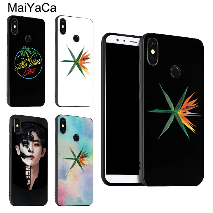 Чехол EXO KPOP с логотипом The War Korea для POCO X3 F2 чехол Red mi Note 9 Pro 8 7 8T 9S 9A 9C Mi 10 Lite 9T A3