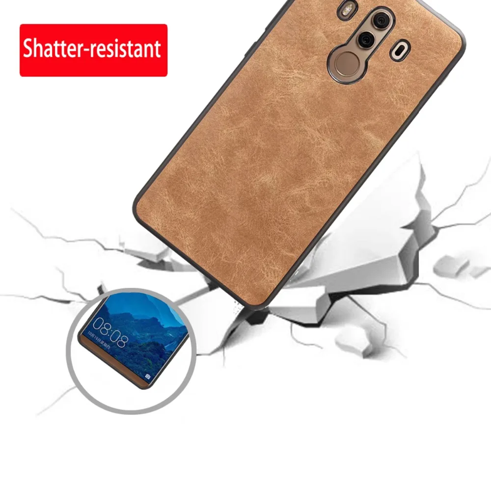 Чехол для Huawei Mate 10 Pro Porsche Design Обложка на заднюю панель из искусственной кожи умный