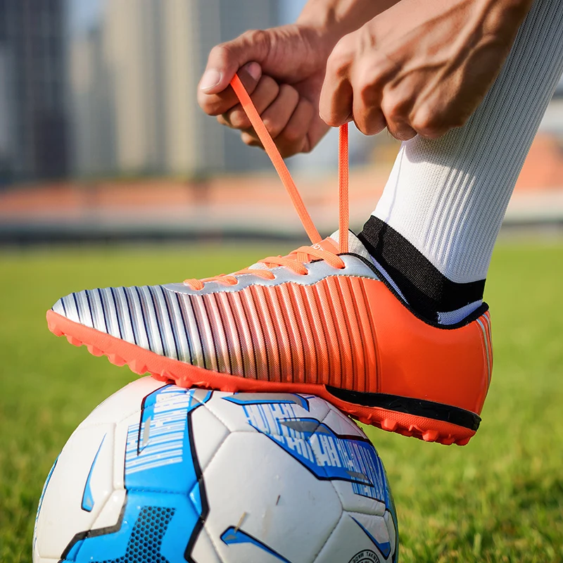 Крытый Superfly дышащая Chuteira Futebol высокое качество дешевые мужские сникерсы Superfly оригинальный TF дети Футбол Shoes34 35 44