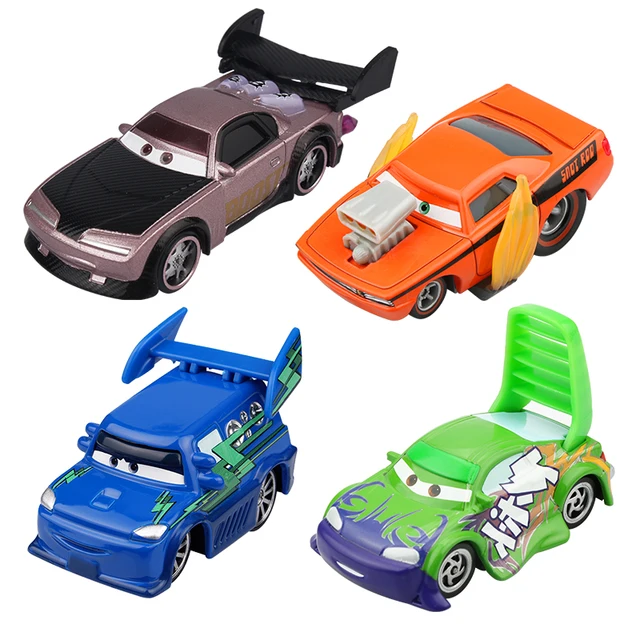 Best Price Disney Pixar Cars 2 3 Lightning McQueen Rotz Boust Flame DJ Vingo Diecast Alloy Car Model Children's Day Gift Toy For Kid Boy