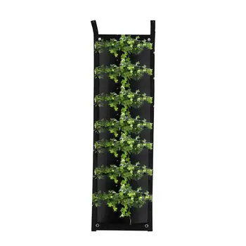 

New Upgraded 7 Pocket Wall Hanging Vertical Garden Wall Planter for Yard Decoration Plant hanging bag Flower Vege Herbs Grow Bag