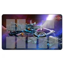 (Star Realms Battlefield Playmat) jeux de cartes Star Playmat Dupont personnalisé grand dessin animé Mousepad jeux de société jouer sac de rangement gratuit(China)