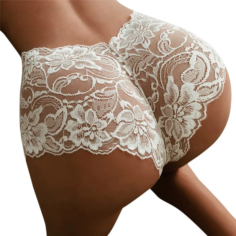 Sexy Girl High Waist G-string Brief Pantie Thong Lingerie Knicker Lace Underwear  Lace Sexy Net Yarn Panties Low waist M29 (3)
