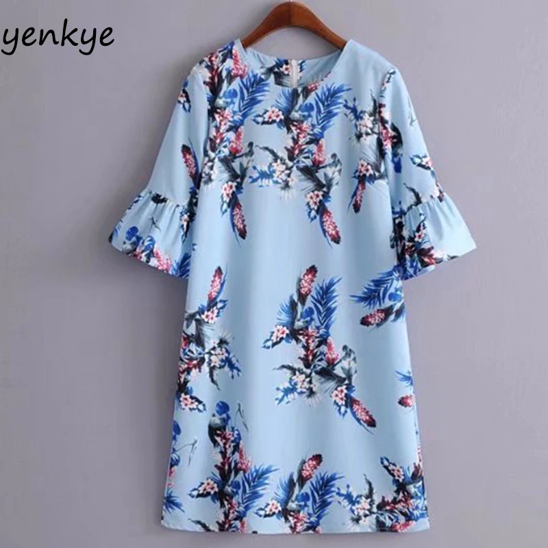 Сладкий Для женщин Boho с цветочным принтом праздничное пляжное летнее платье