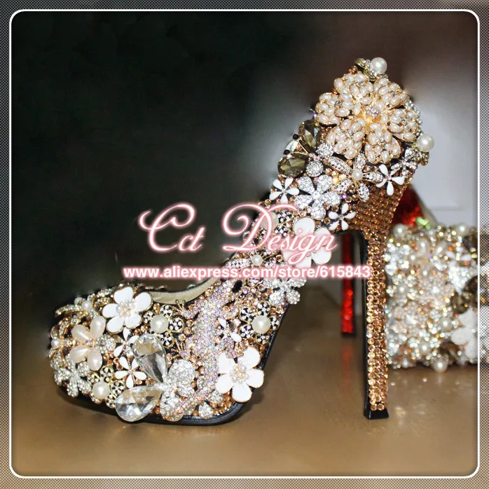 champagne prom heels