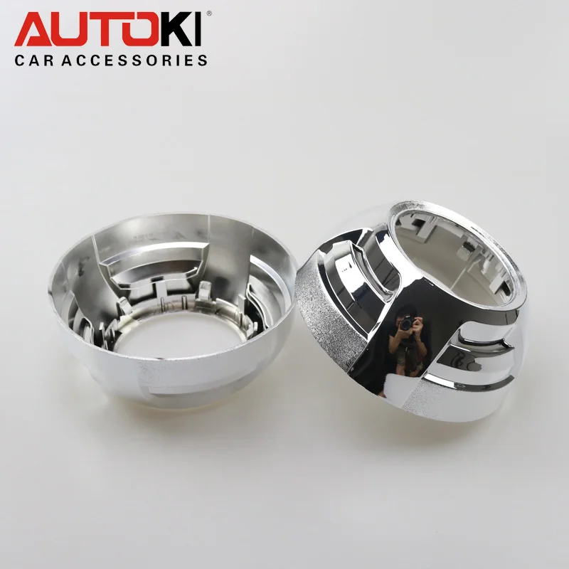 Autoki Универсальный 3,0 дюйма DIY модифицированный hid проектор Объектив кожух для 3,0 дюймов 2,5 дюйма свет объектива проектора
