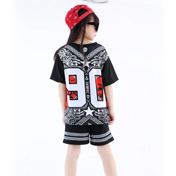 

Children's Hip Hop Dance Clothing Jazz Dance Costume Children's Hiphop Clothes Children's Performance Dancewear