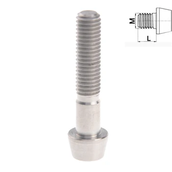 

10 Pcs Bike Cone Titanium Ti Screws M8x40mm M8*40mm Bolts Bike Brake