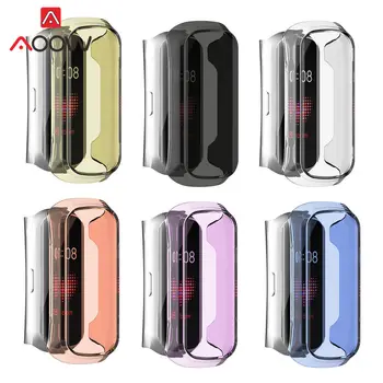 

Soft TPU Transparent Protective Case for Samsung Galaxy Fit-e R375 Smart Watch Protector Cover Shell Band Strap Accessories
