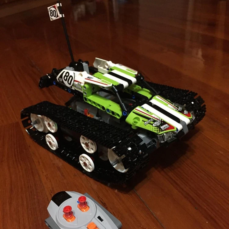 

2018 New Lepine Technic Series The RC Track Remote-control Race Car Set Building Blocks Bricks Educational vehicle Toys
