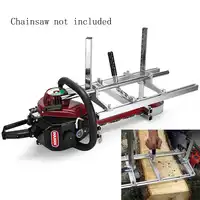 60cm Portable Chainsaw Mill Planking Chainsaw Milling Bar Size 14"-24" Adjustable Guide Bar Lumber Chainsaw Cutting Tool