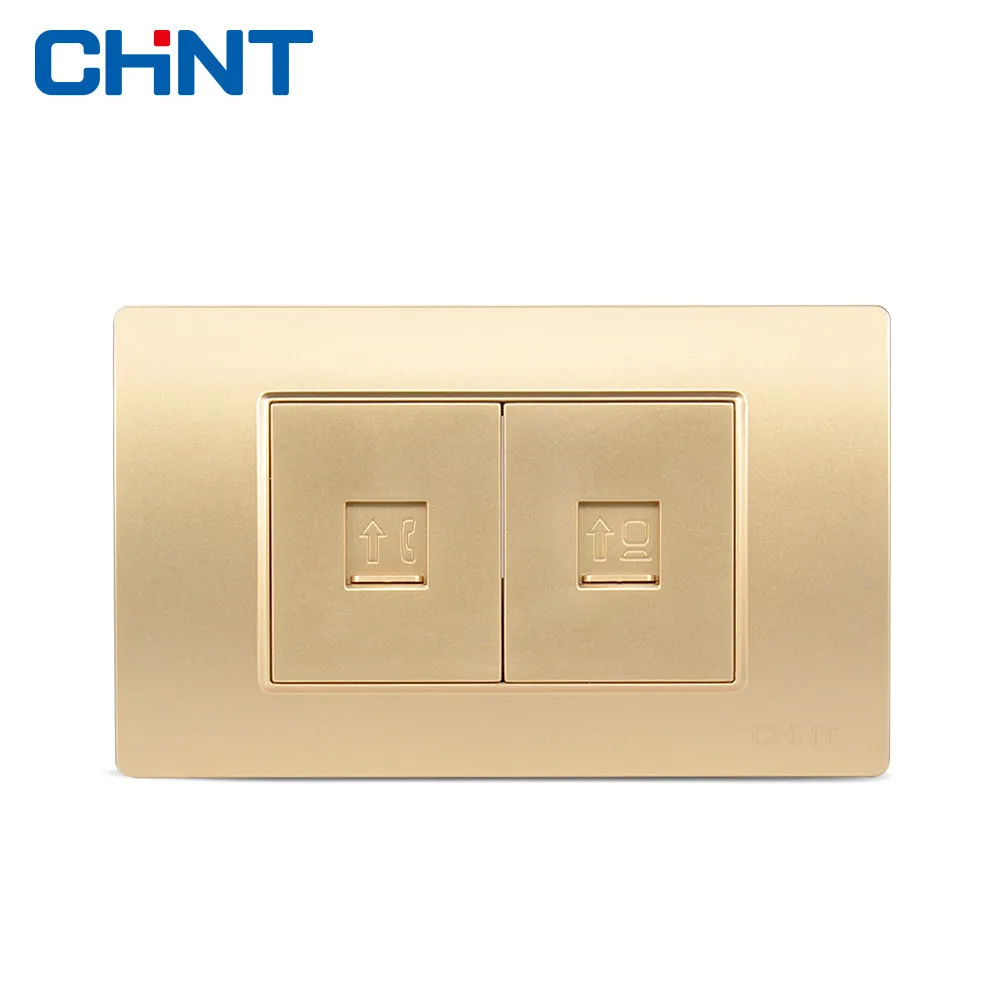 

CHINT Telephone Connector Network Socket NEW5D Kim Two Telephone Computer Socket