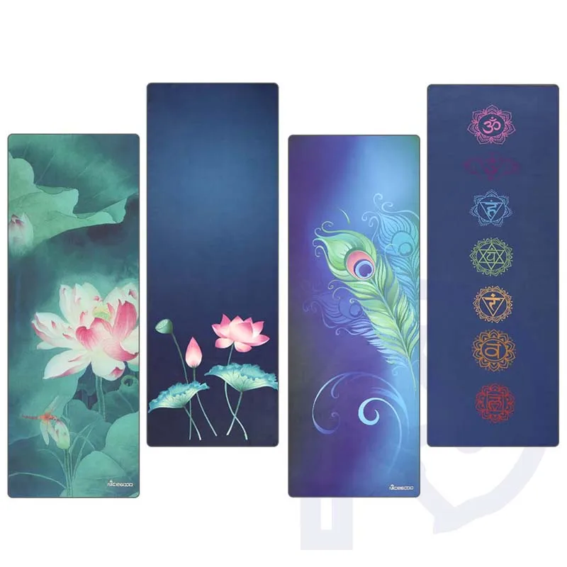 

Non-slip Yoga Blanket Printing Portable Folding Travel Yoga Mat Cover Sweat-absorbent Pilates Blanket Exercise Yoga Mat Towel