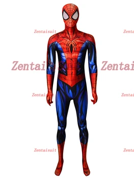 

Spider-Man Suit Bagley Spiderman Costume 3D Printing Spandex Lycra Fullbody Halloween Cosplay Party Suits For Adult/Kids/Custom