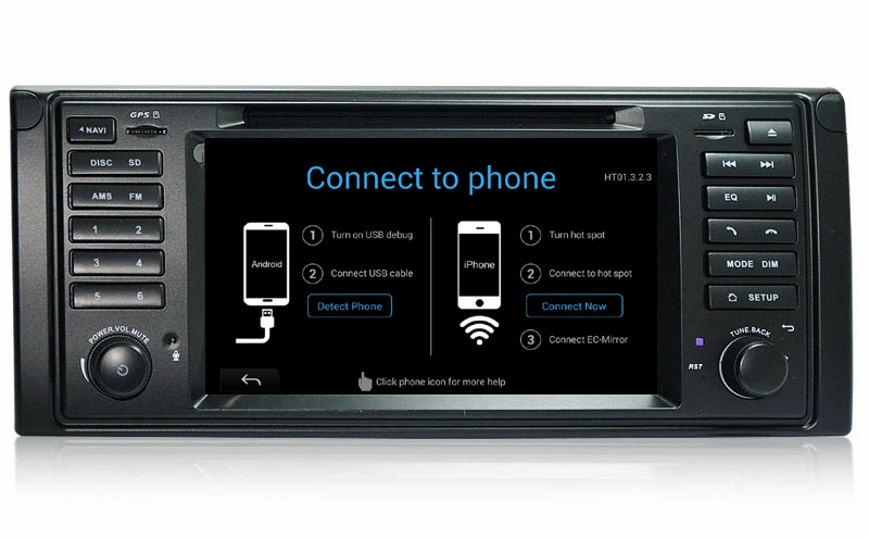 Top 7 IPS Auto Android 8.0 Sat Navi Car DVD GPS Player For BMW E39 E53 Octa Core 4G RAM 32G ROM Radio BT MAP Wifi Mirror Link DAB+ 4
