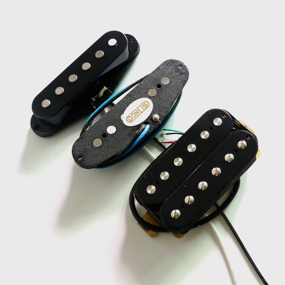 

DIY guitar 1set Vintage SSH Alnico 5 guitar pickups for quality custom guitars in white/black/ivory colors