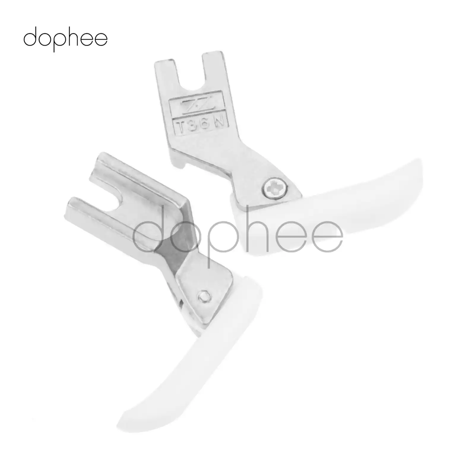 dophee 2pcs Narrow Zipper Foot Sewing 