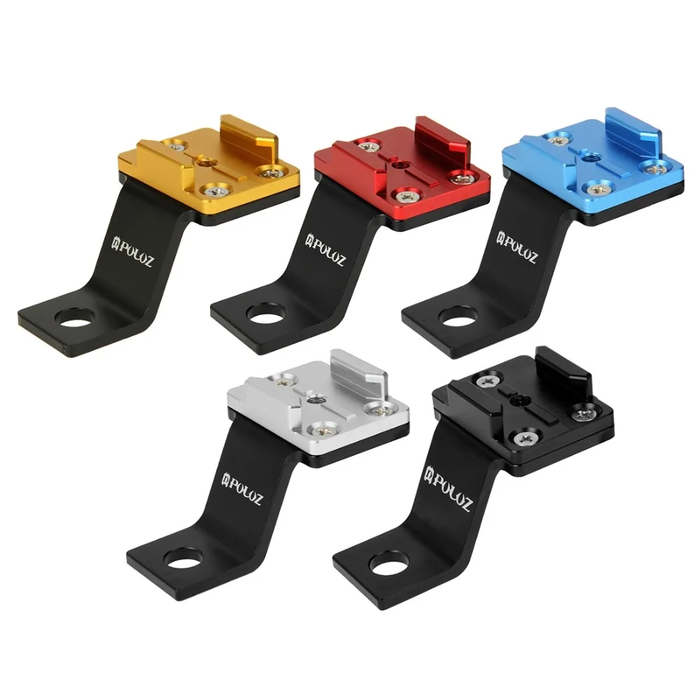 

PULUZ paramotor Bike Amount For GoPro HERO6 8.5*4.5*2.5cm Fixed Metal Motorcycle Holder Mount For Go Pro Hero5 Session