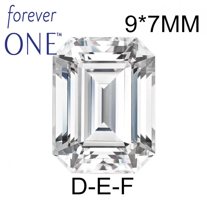 Алмазный тестер с сертификатом last Diamond 2 карата изумрудная огранка VS D E F Color Charles
