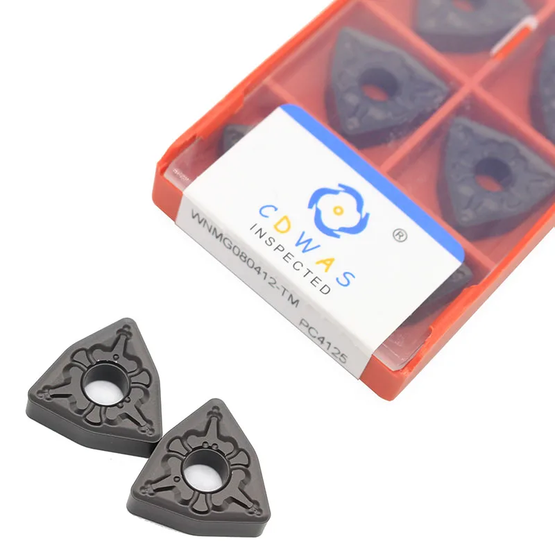 

WNMG080412 TM PC4125 Carbide insert External Turning Tools Lathe cutter Tool turning insert For processing steel parts