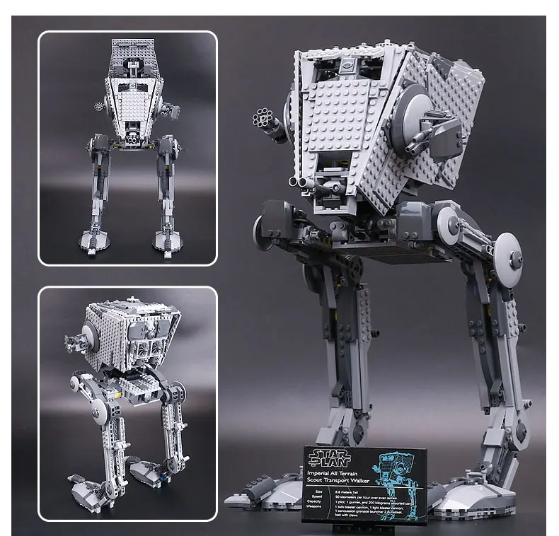 

New Lepin 05052 1068pcs Out of print empire AT ST Building Blocks Bricks Model Funny Toys Boys Gifts 75153