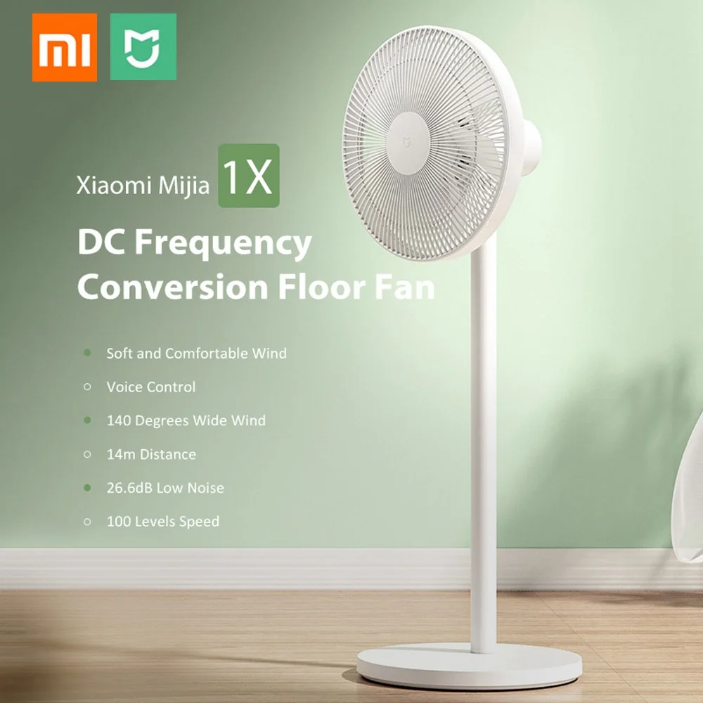 

Original Xiaomi Mijia 1X DC Frequency Conversion Floor Fan Portable Air Conditioner Natural Wind Mijia APP Control Smart Home