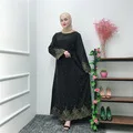 Abaya мусульманское Макси длинное платье Элегантная Турецкая ислам ic одежда для женщин ислам Дубай халат Лето 2019 Арабский Кафтан Vestido Longo