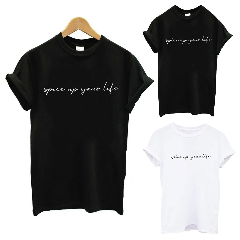 

T Shirt Women Summer Casual O-Neck Mouth Letter Print T-shirts Short Sleeve Top T Shirts for Women Clothing c0610
